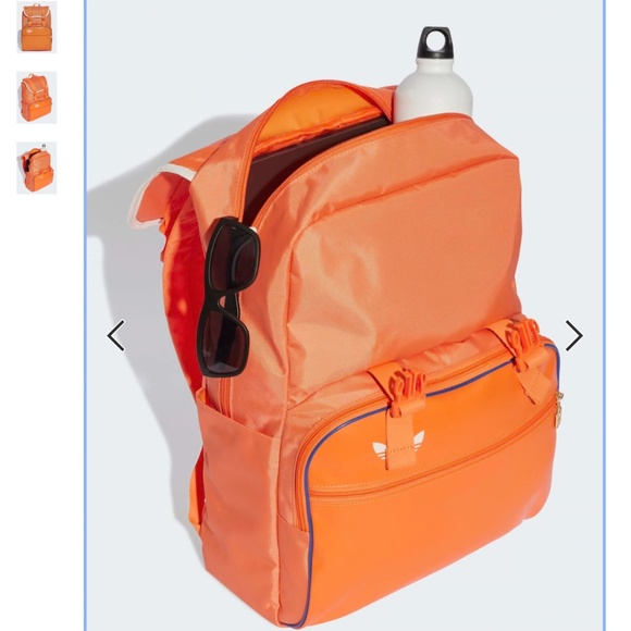 Adidas flap backpack - Semi Solar Orange - Picture 2 of 4
